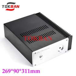 Tokban Audio JC229B 269*90*311mm All Aluminium HIFI Power Amplifier Chassis Enclosure DIY Amp Case Shell