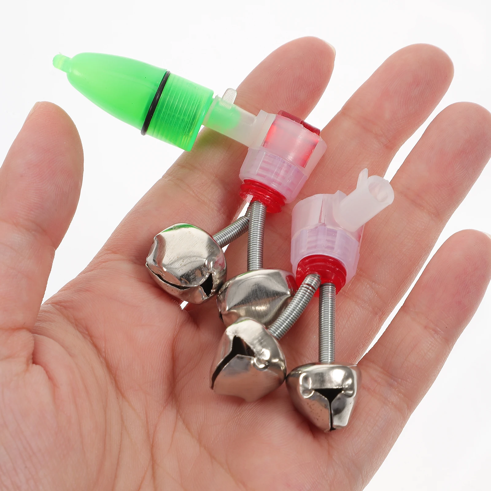 

40 Pcs Fishing Rod Alarm Plastic Bells Night Bite Loud Sound High Sensitivity Kids Beginner Enthusiast Fishing Supplies
