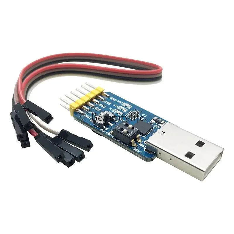 

CP2102 six-in-one serial port manual dial conversion module USB to TTL/RS232/RS485