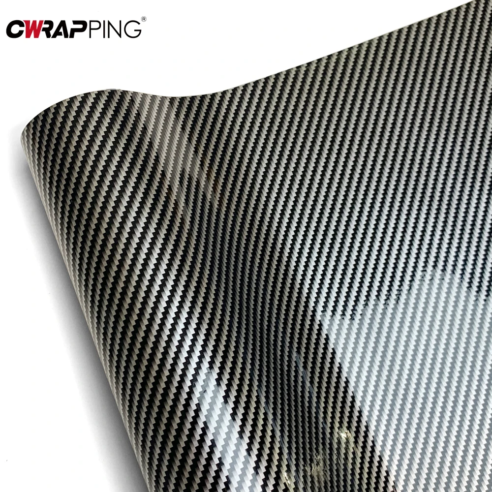 2D 3D Carbon Fiber Wrap Vinyl Wasserdichte Auto Körper Film für Auto Wrapping Film Motorrad Vinyl Aufkleber Tuning Auto Zubehör