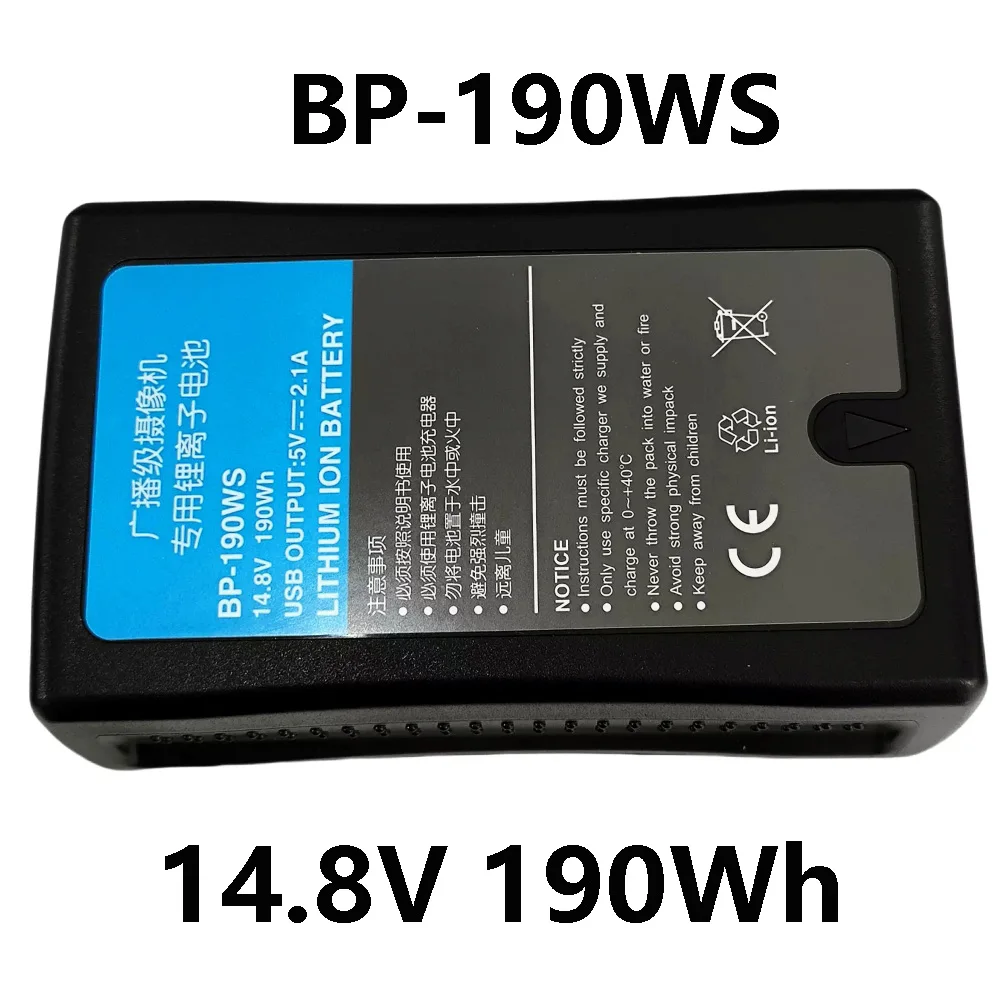 BP-190WS 14,8 V 190Wh Аккумулятор для Sony HDW-800P PDW-850 DSR-250P V-Lock
