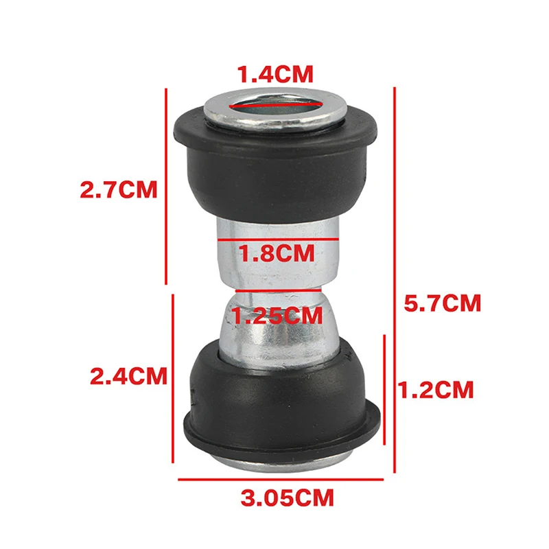 1/2Pcs Suspension Frame 28.8MM Nuts Mountain Bike Parts Bike Pivot Lock Bolt Unit Bushe For Shock Absorption Screw