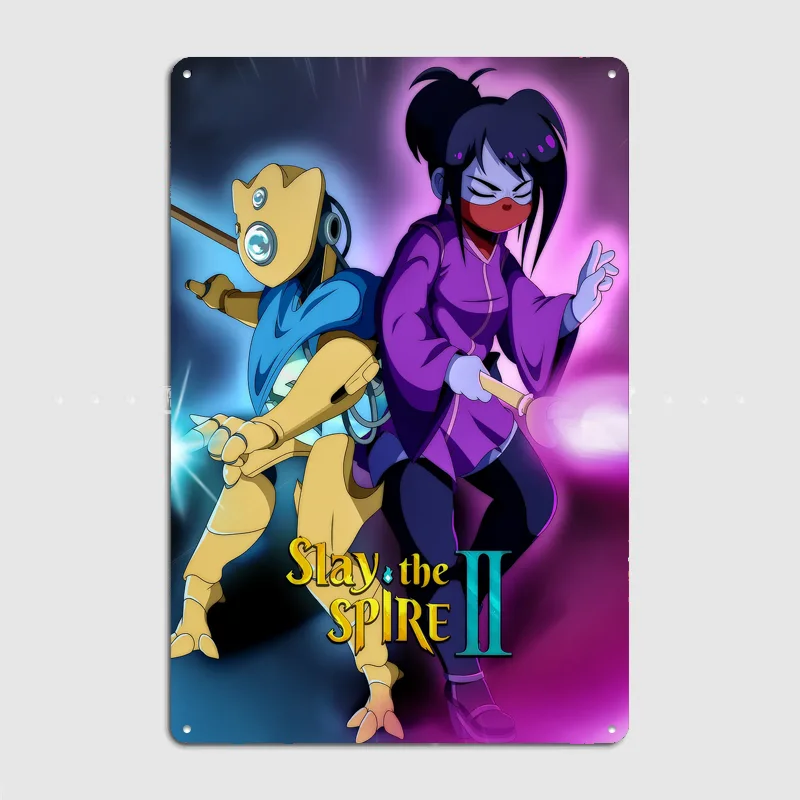 Slay the Spire II Game Art Poster Metal Sign Room Decor Life Wall Custom Bedroom Indoor Home Wall Decor Posters Room Decoration