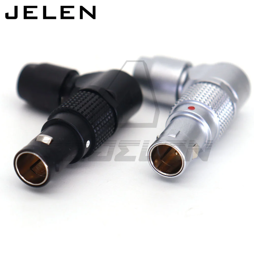 Adjustable Right-Angle black FSG 0B 2 3 4 5 6 7 9pin Plug  for Sound Devices Arri Alexa Camera Timecode, Teradek Bond Bolt Pro - Image 6