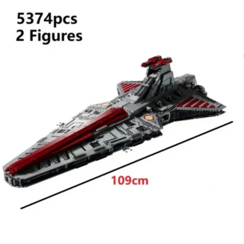 

5374Pcs spacecraft Republican cruiser building blocks toy ornaments 75367 birthday gift