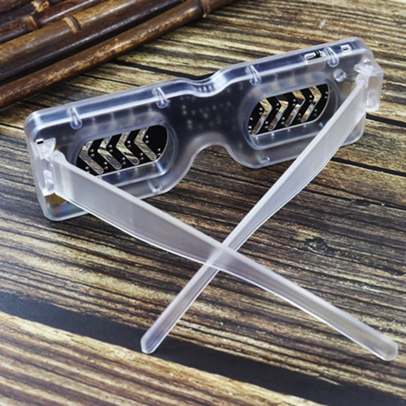 LED Light Up Glasses Soldering Practice Kit, som ativado óculos, DIY Electronics Kit para o projeto de aprendizagem