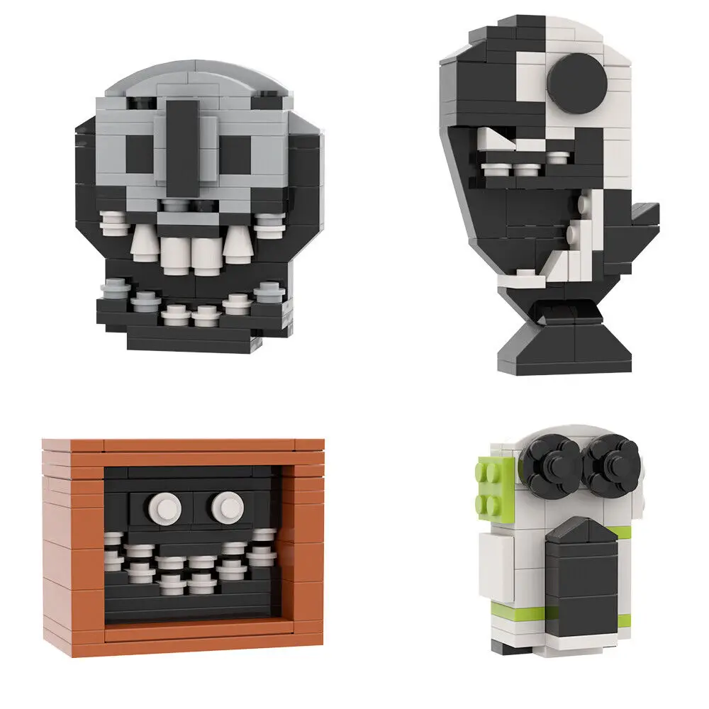 

4-in-1 Monsters from Video Game and TV Series 253 Pieces MOC Build Kids Gift