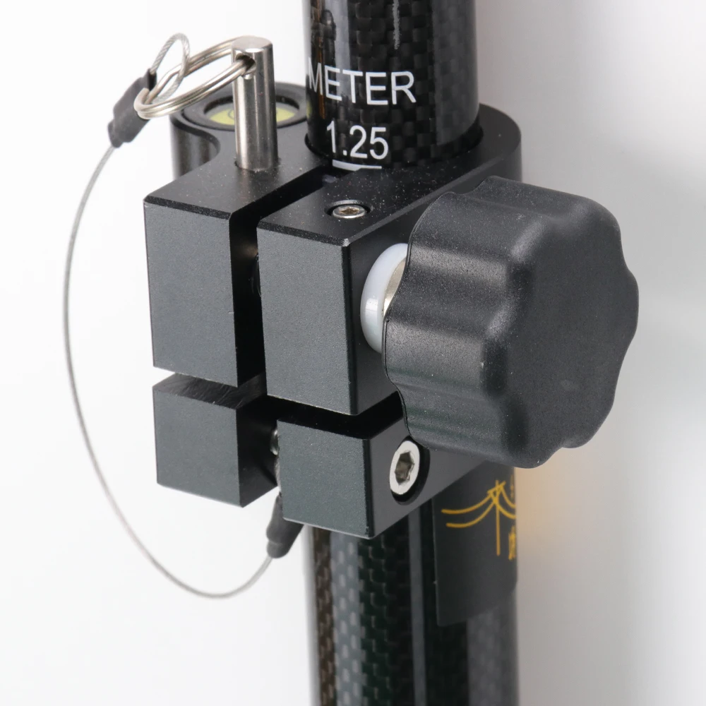 2.2m Carbon Fiber Telescopic 2 Sections Surveying Pole, GNSS Accessroeis GPS Rover Pole With Twist Lock, GPS Pole For RTK/Prism
