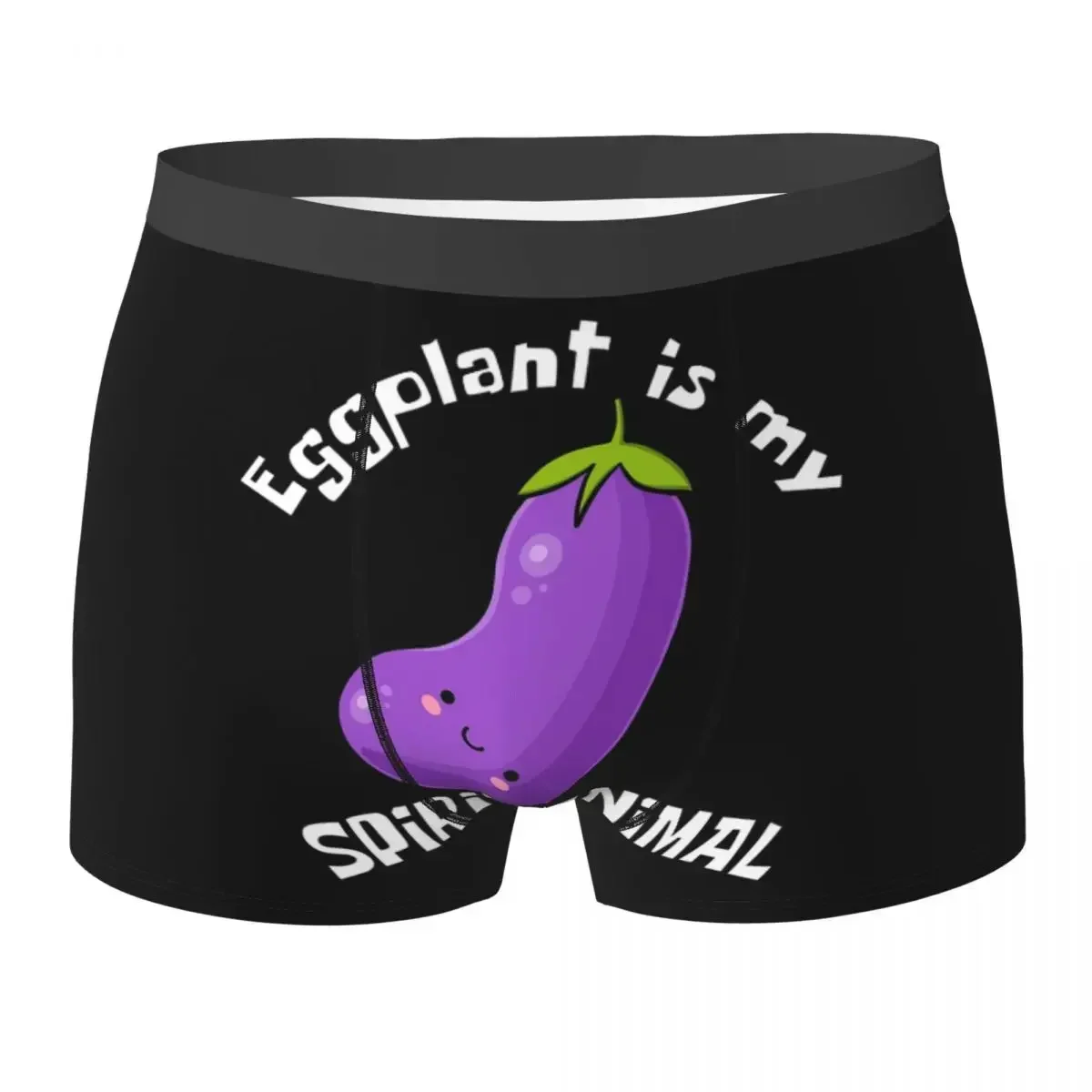 

Трусы-боксеры, шорты, трусы с баклажанами и овощами, мужское удобное нижнее белье для мужчин, подарок бойфренду