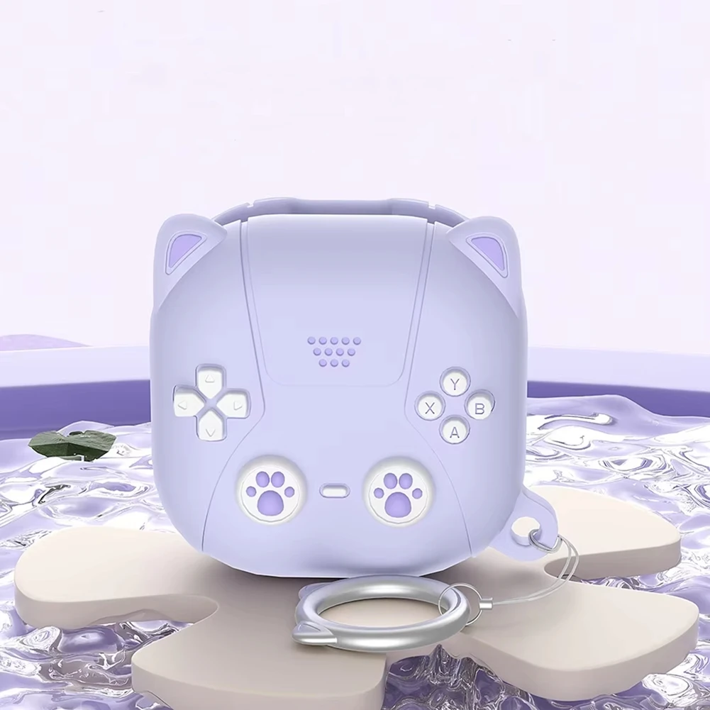 حافظة سماعة أذن ثلاثية الأبعاد حافظة سماعة أذن على شكل رسوم متحركة غطاء حماية لسماعات Galaxy Buds Live/2/Pro/2 Pro/FE Light #3