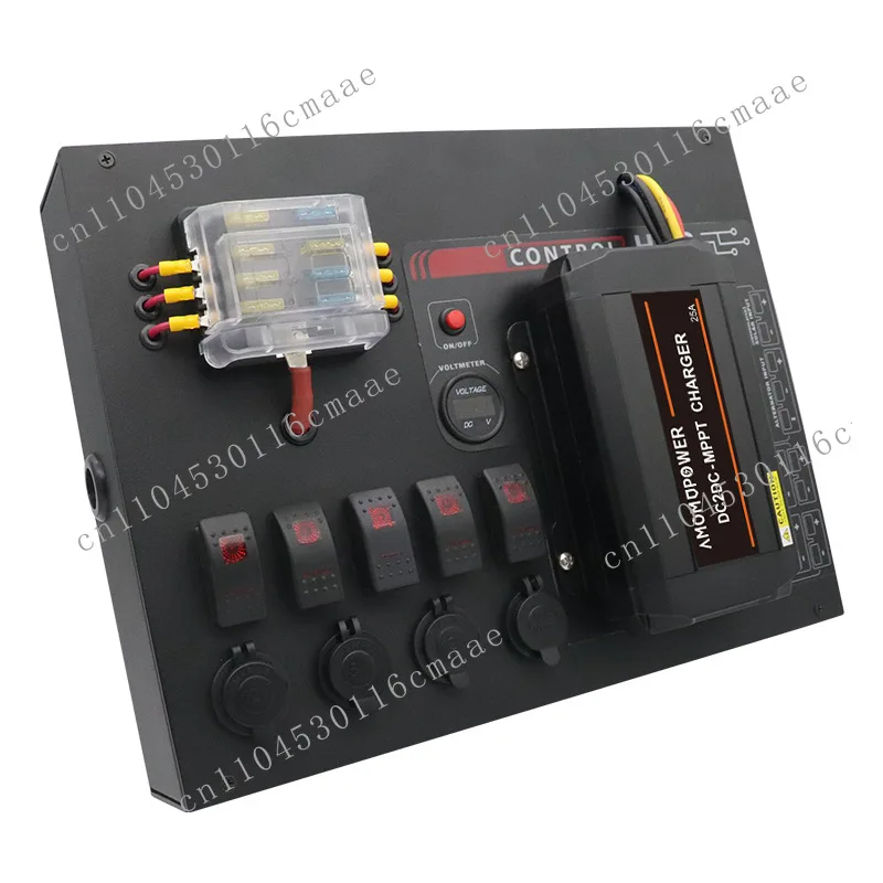 Multifunctional Power Control Box 12V25A Photovoltaic Charging + Driving Charging Two-in-one Charger