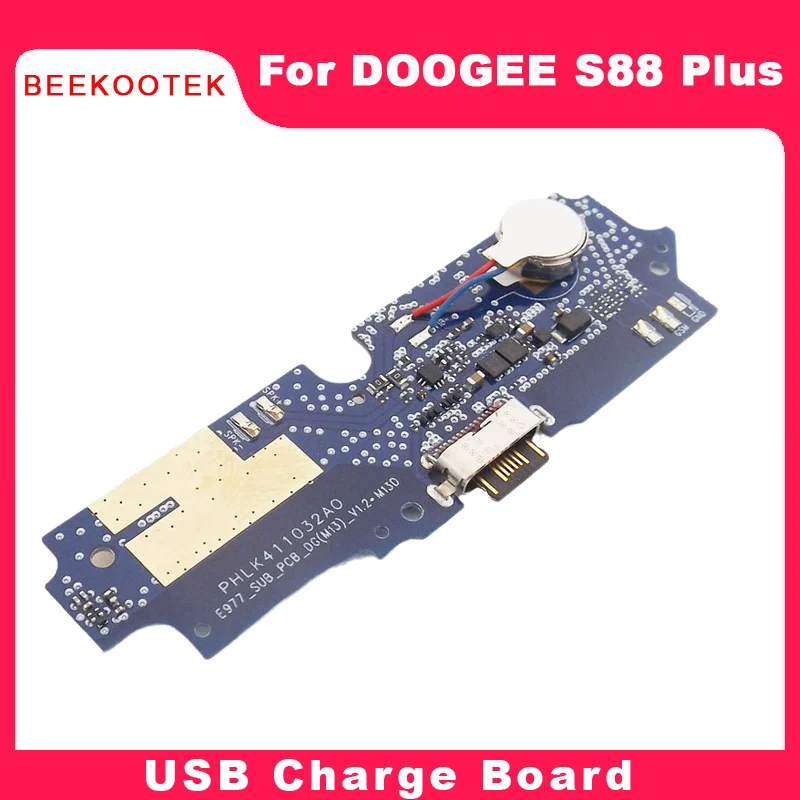 

New Original Doogee S88 Plus USB Board Base Dock Connector Charge Port Board With Motor Vabration For Doogee S88 Plus Smartphone