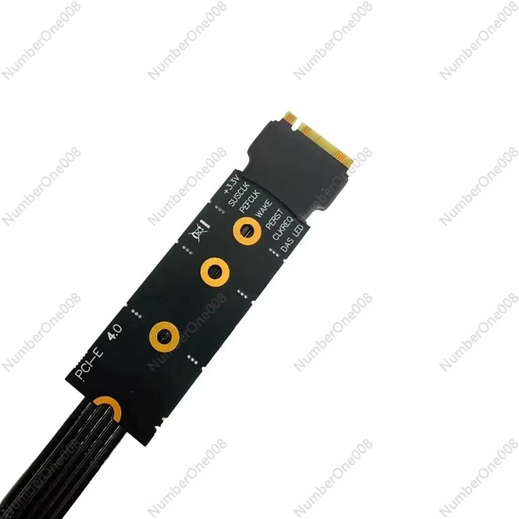 

Кабель-переходник PCIe 4.0 x4 на x16 M.2 NVMe, 64 Гбит/с, для внешних видеокарт и мини-ПК