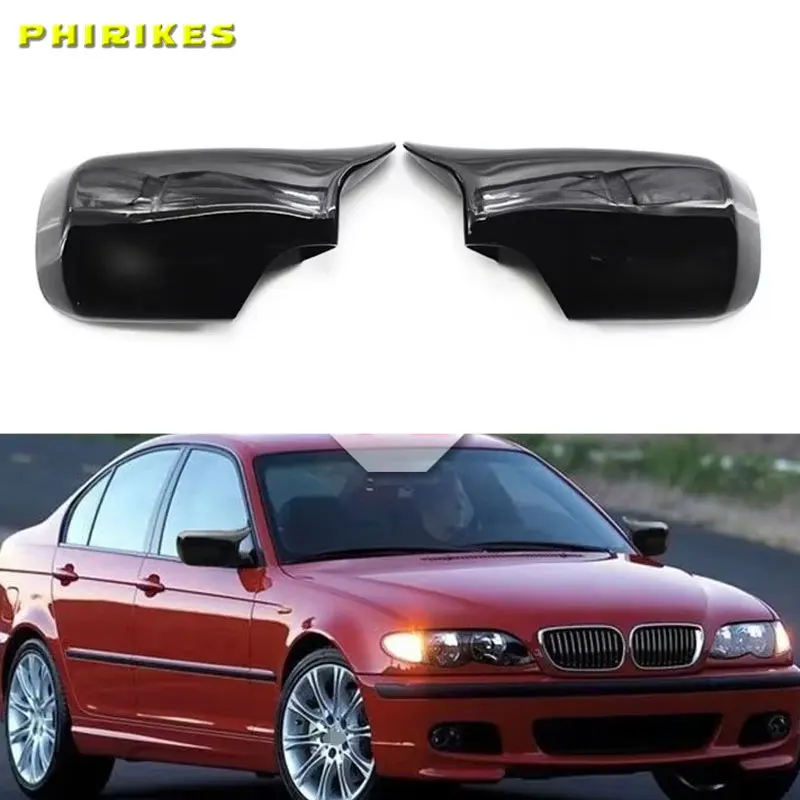 

Для BMW 3-Series E46 1998-2005: накладки на зеркала заднего вида под карбон, замена корпусов зеркал, стайлинг автомобиля