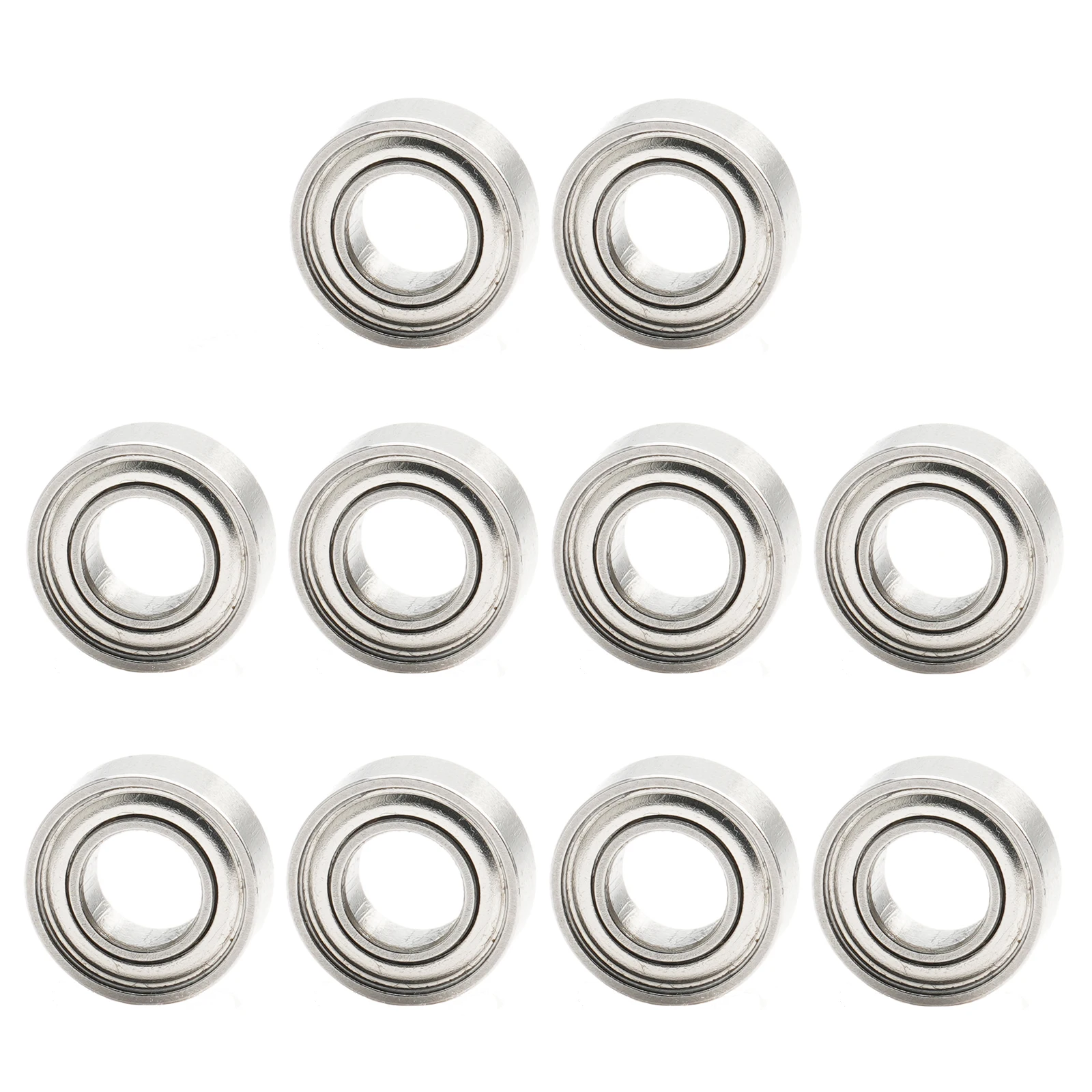 R166ZZ Bearing ( 10 PCS ) 4.7625*9.525*3.175 mm Miniature R166 ZZ Ball Bearings RC Model Parts