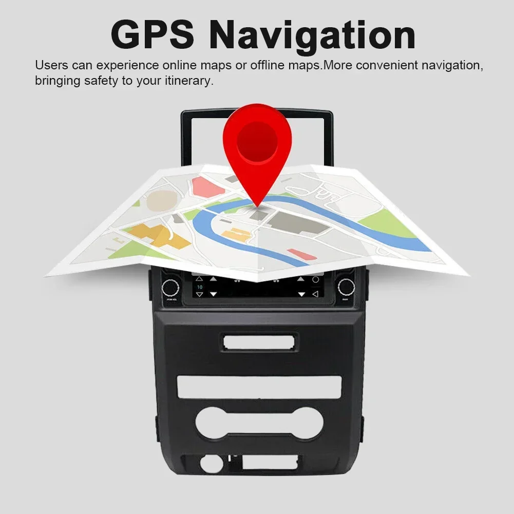 سيارة بلوتوث واي فاي 9.7 في أندرويد 14 ملاحة السيارة 2 + 32G لفورد F150 2009-2014 مع المدمج في CarPlay اللاسلكي أندرويد السيارات #6