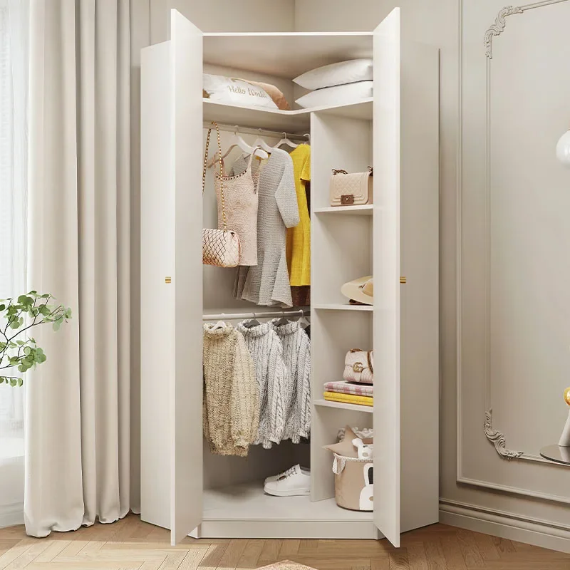 

Corner Wardrobe Home Bedroom Small Room Corner Storage Organizing Cabinet Children's Small Corner Wardrobe Customization