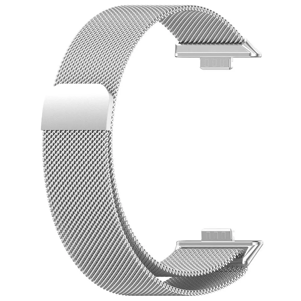 Bracelet magnétique en métal pour Samsung Galaxy Fit3, remplacement du bracelet intelligent, boucle magnétique milanaise, convient à 3 poignets, S X4J9