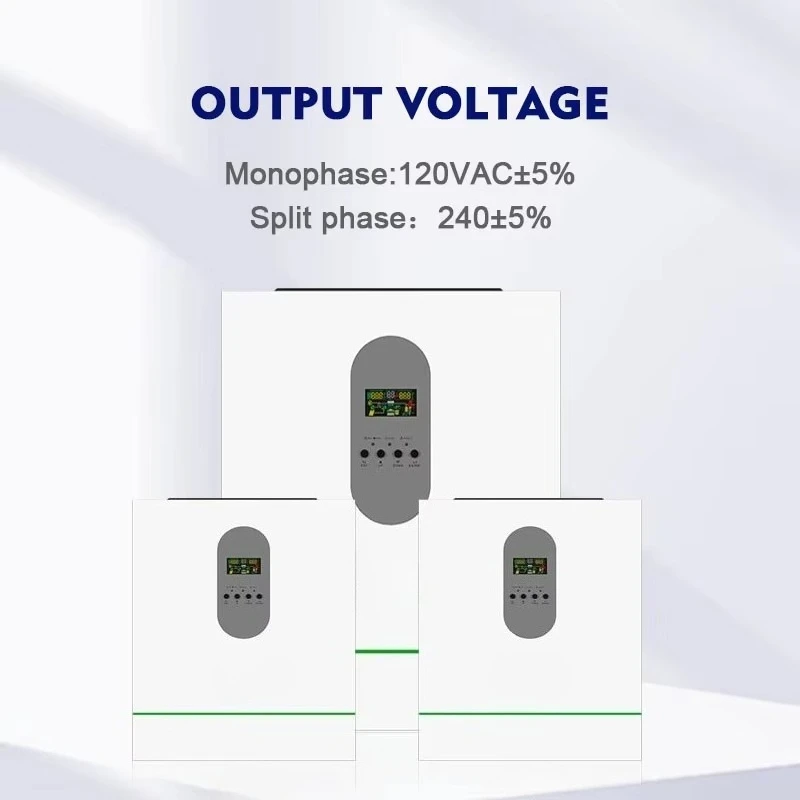 Off-grid Solar Inverter with a Power of 6.2Kw Can Be Connected  The 220V High-frequencyto a Wifi Module