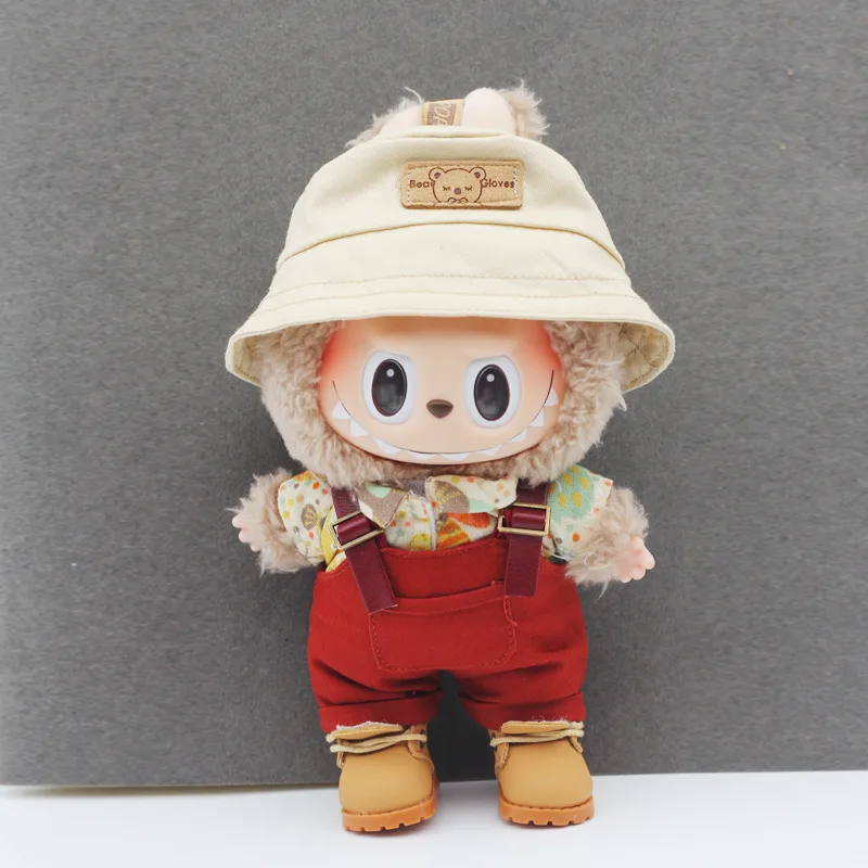 17cm labubu clothes outfit Doll Clothing Hoodies Doll Accessories