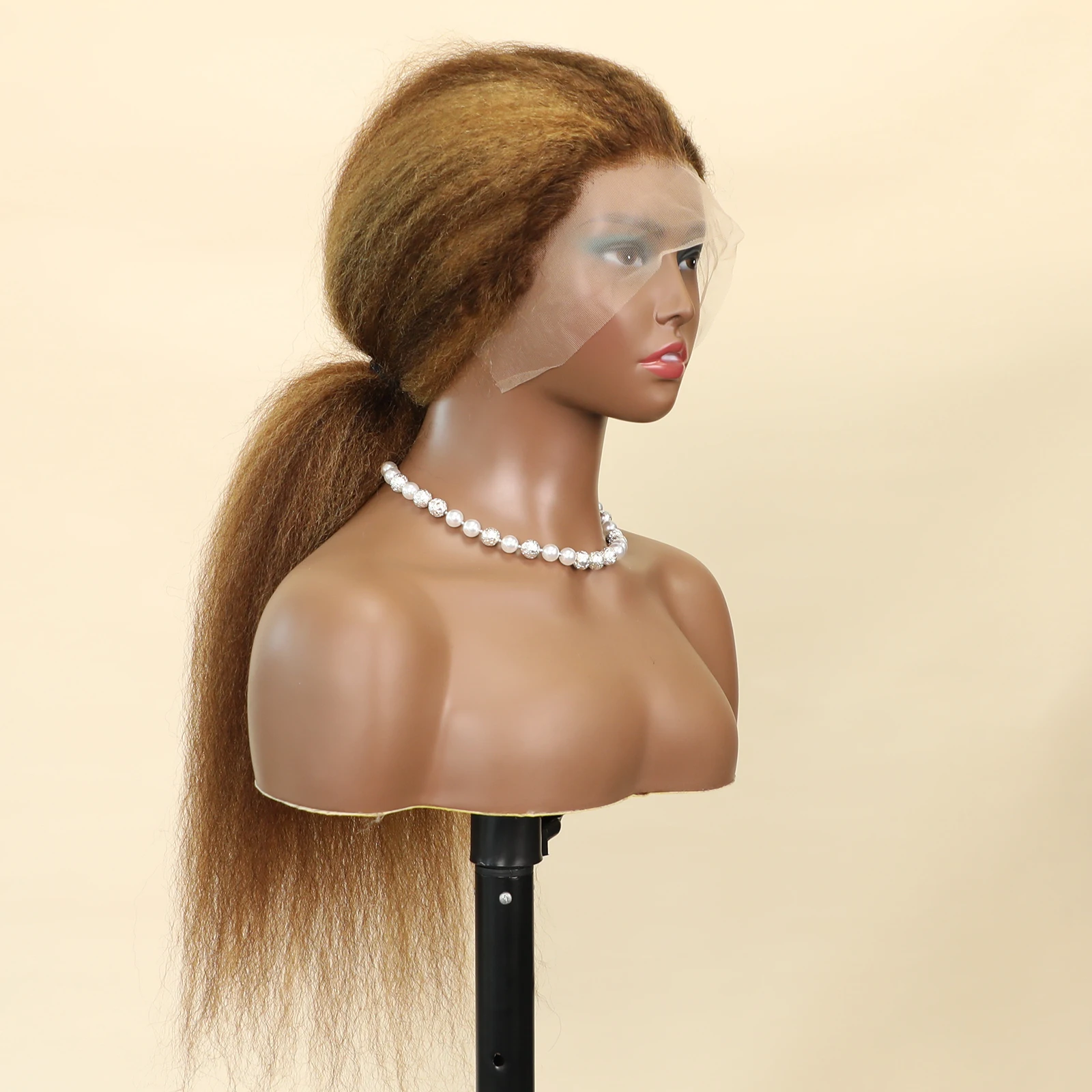 تسليط الضوء على غريب مستقيم البرازيلي خصلات الشعر المستعار الإنسان 13x6 الدانتيل الشفاف الباروكة الأمامية أومبير ياكي مستقيم الشعر الطويل قبل قطعها