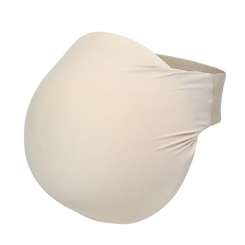 Professional 6069 Fake Pregnancy Belly Prop - Silicone Light Cotton Memory Foam Unisex Transformation Belly