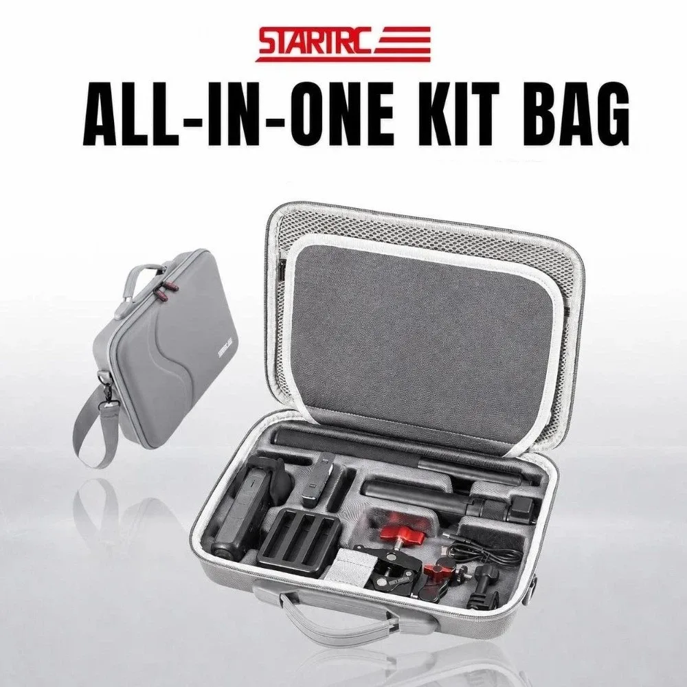 PU Carrying Case Large Capacity Dual Layer Storage Protective Bag Shoulder Strap High Quality Travel Bag for Insta360 X5