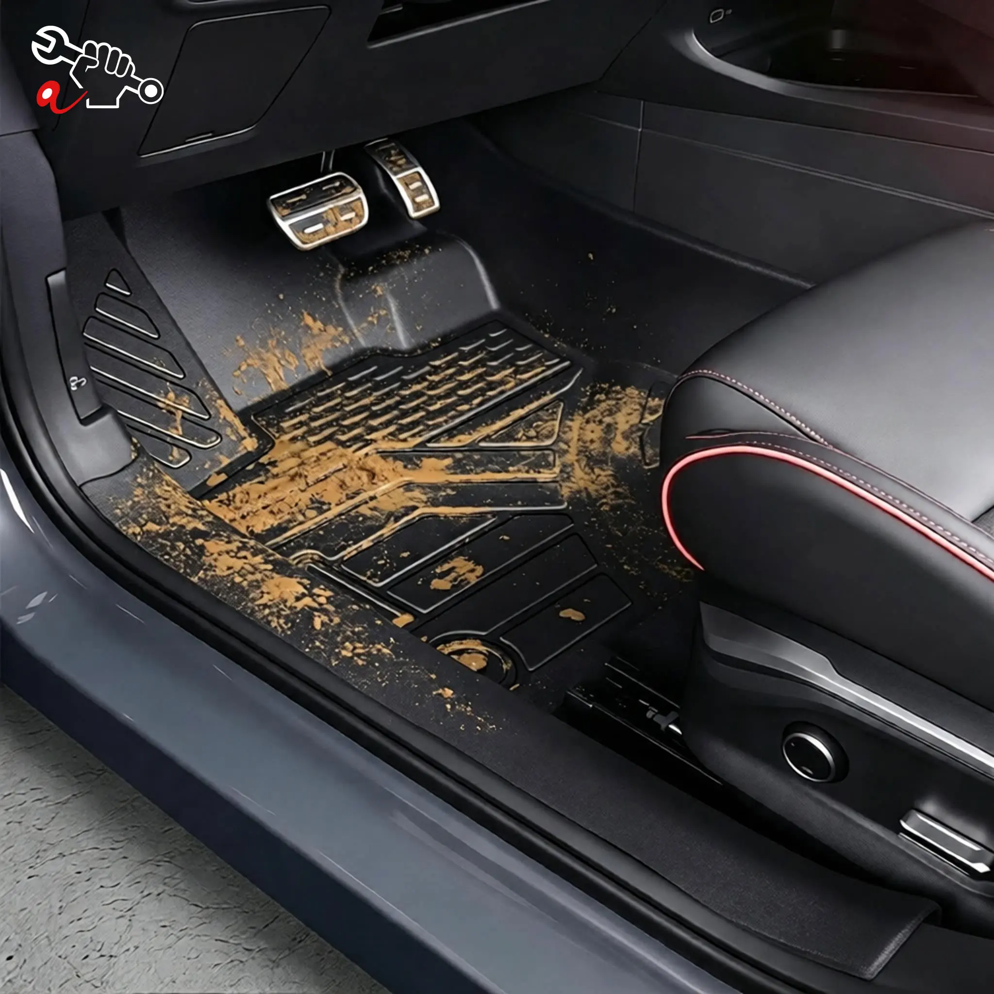Left-Hand Drive Car Custom Fit Floor Mat For Lynk & Co 06 EM-p PHEV 2020-2026 Full Coverage Wear-Resistant Floor Liner Foot Mat
