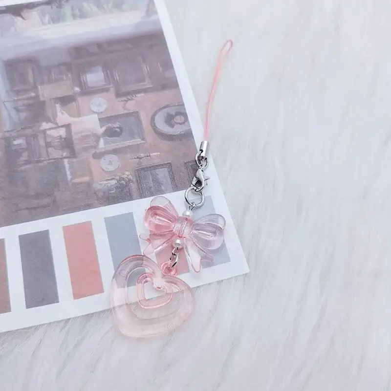 Y4UE BOWKNOT Heart Star Thone Brap Braps Ключи для подвески для подвески