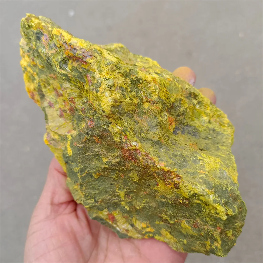 Magical Natural Sulphur Ore Quartz Crystal Mineral Specimen Spiritual Healing Home Office Degaussing Decorative Meditation Gem