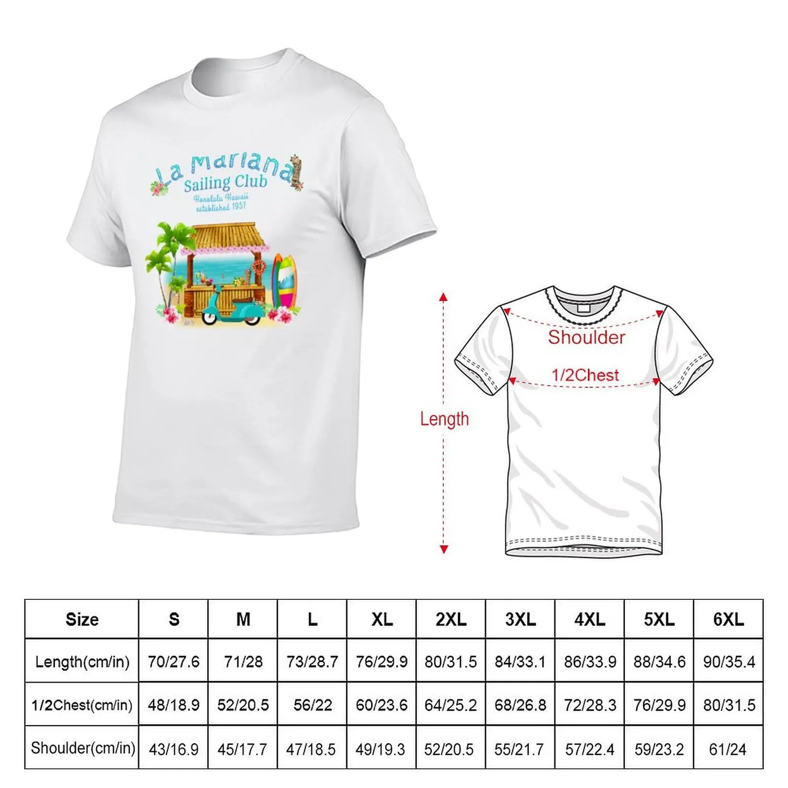 La Mariana Sailing Club T-Shirt customs design your own Clothing plain t shirts men