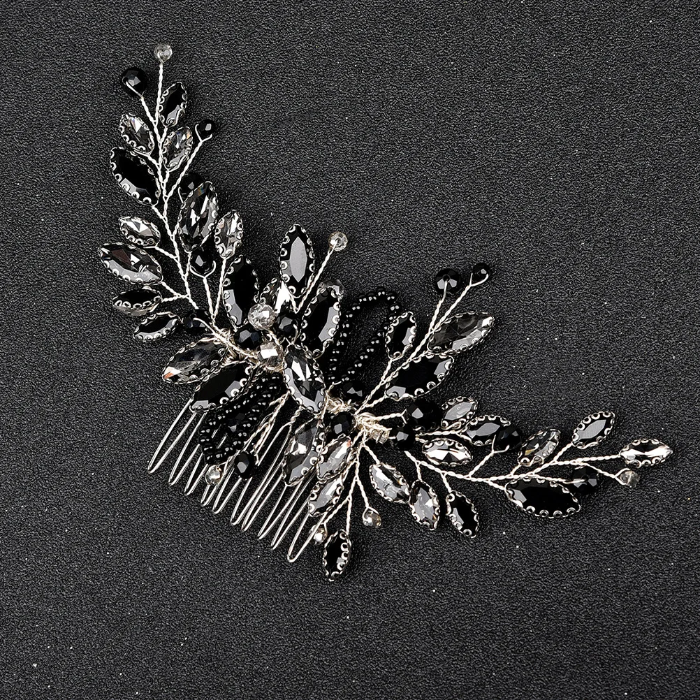 

Wedding Bridal Crystal Hair Comb Delicate Bride Hair Accessory Lightweight Headpiece for Bridesmaids Proms Engagement Birthdays