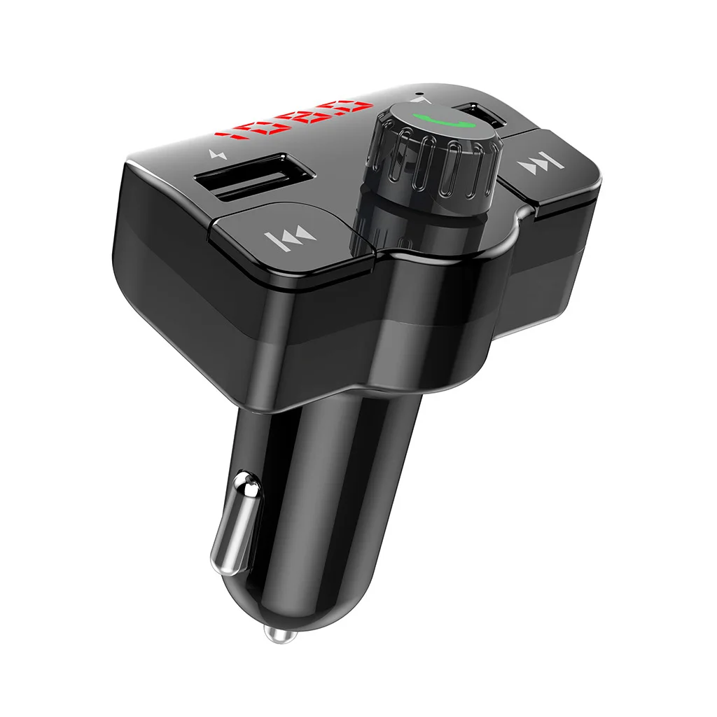 G15 Bluetooth kit de voiture sans fil mains libres transmetteur FM double USB chargeur de voiture 2.1A MP3 musique TF carte U disque lecteur de musique adaptateur