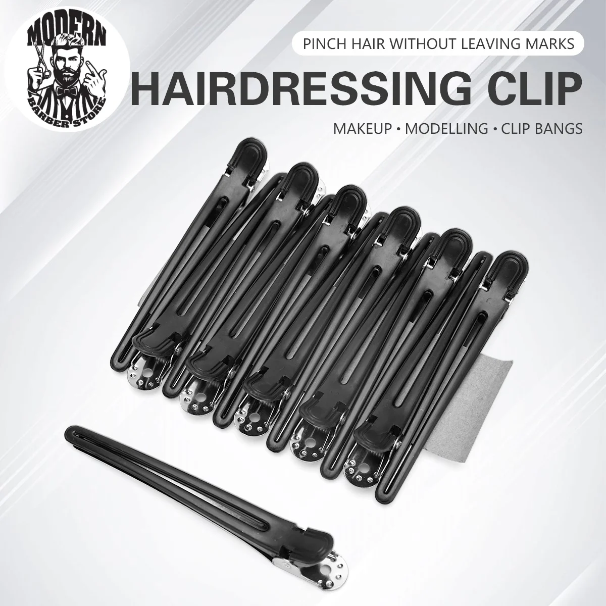 

Professional Barber No trace Clips Basic Hair Hairstyles Girls Hairdressing No Bending Hair Pin Buckle Styling Hair Accessories