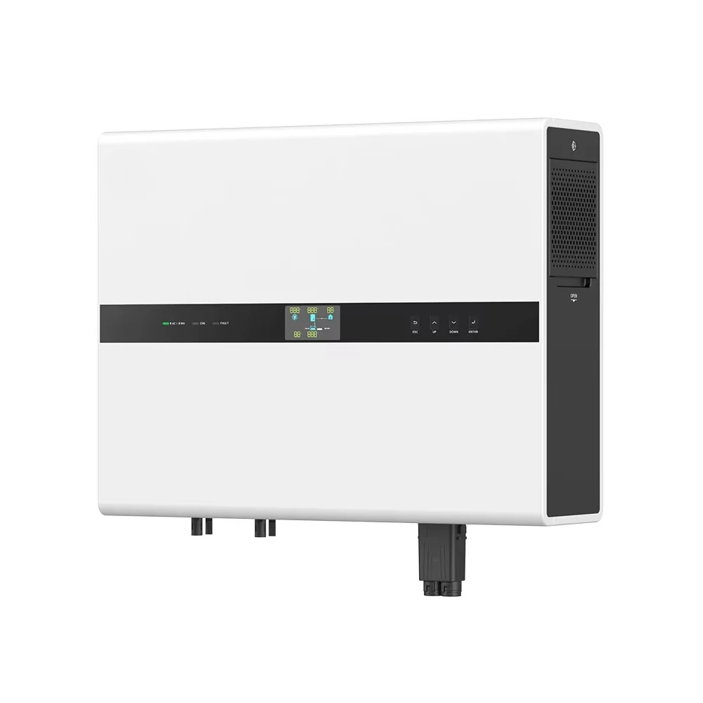 High efficiency 6000 watt solar inverter and hybrid inverter for 230V home energy storage system with  charge controller
