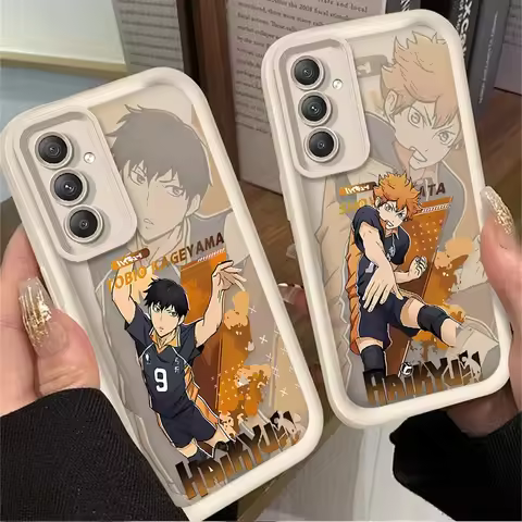 Haikyuu Hinata Shoyo Anime Case For Samsung Galaxy S25 S24 Ultra S23 S22 S21 Plus FE A56 A36 A26 A16 A06 A15 A25 A35 A55 5G Capa