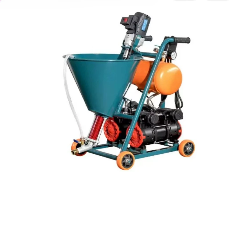 Cement Mortar Small Electric Multi-functional Shotcrete Pulling Machine Paint Waterproof and Fireproof Paint Putty Powder