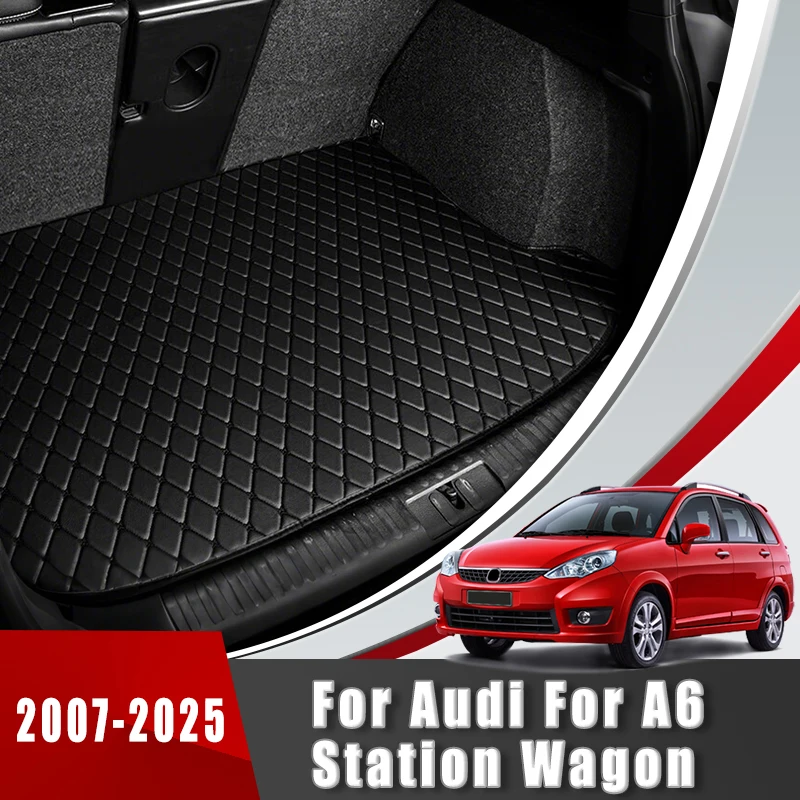 Car Trunk Mat For Audi A6 2007 2008 2009 2010 2011 2012  2013 2014 2015 2016 2017 2018 2019 2020 2021 2022 2023 2024 2025
