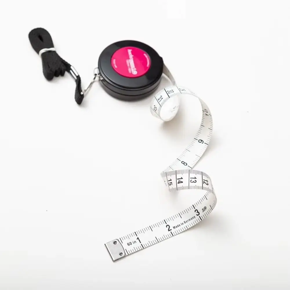 Centimeter Inch 1.5m Tape Measure Retractable Double Scale Keychain Tape Measur Plastic Tailor Craft Retractable Measuring Tape