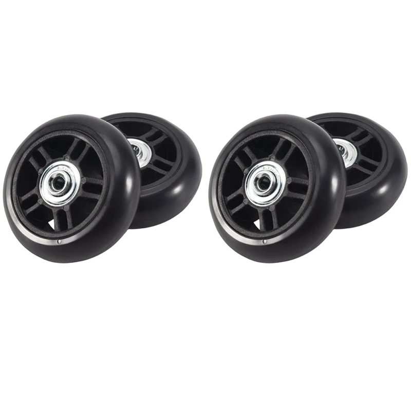 2 Pair Universal Swivel Luggage Suitcase Wheel Replacement Caster Luggage Wheel Replacement Luggage Accessories