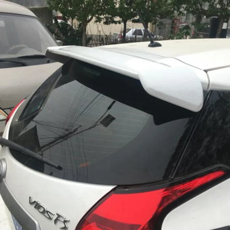 Use For Toyota Yaris Spoiler Rear Trunk Lid Spoiler Wing 2014 - 2018 ABS Material Customize Color DIY Paint Sport Car Spoiler