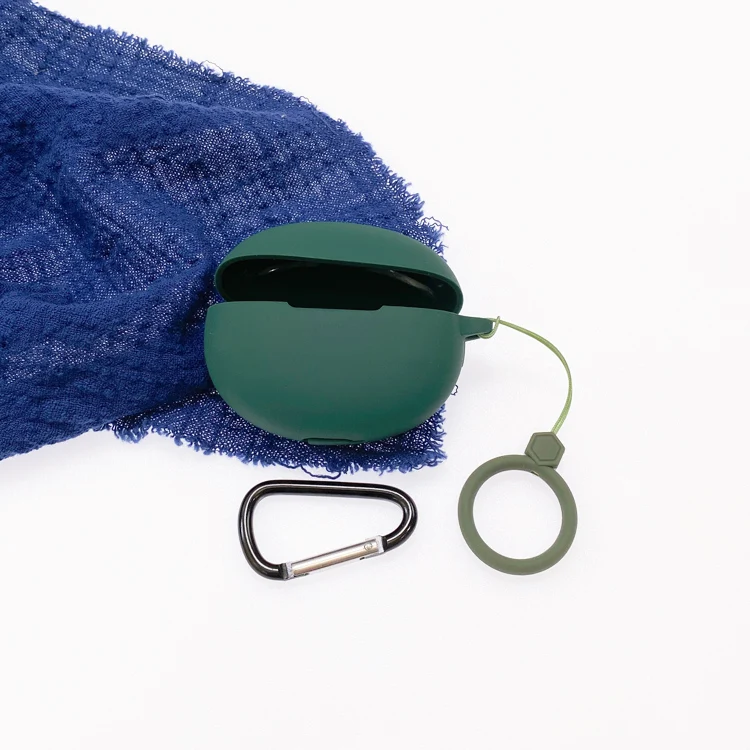 ซิลิโคนสำหรับ OPPO Enco Air / Air 2แหวน Anti-Drop Shockproof หูฟังป้องกันกรณีหูฟังกล่องกรณี Fundas