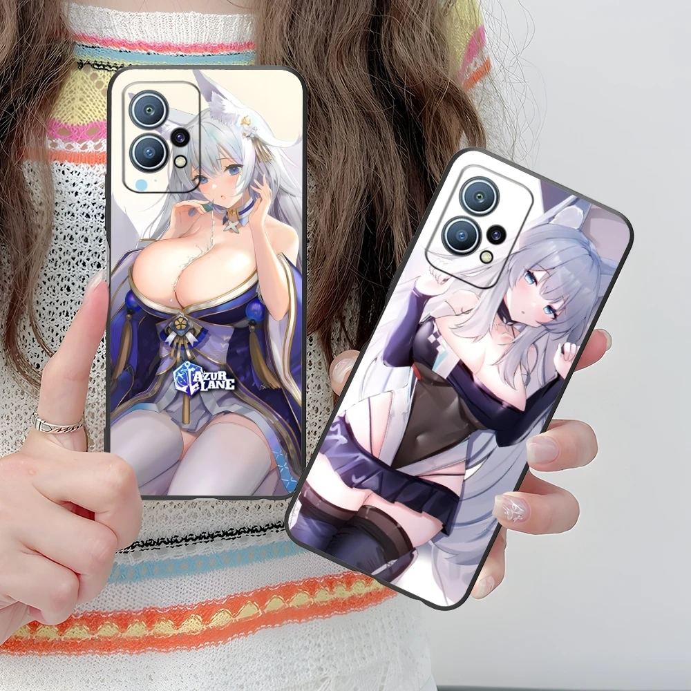 Azur Lane Shinano Mobile Cell Phone Case for Huawei P60 P50 P40 P30 P20 P10 P9 P8 Pro Lite Plus Black Soft Phone Cover Shell