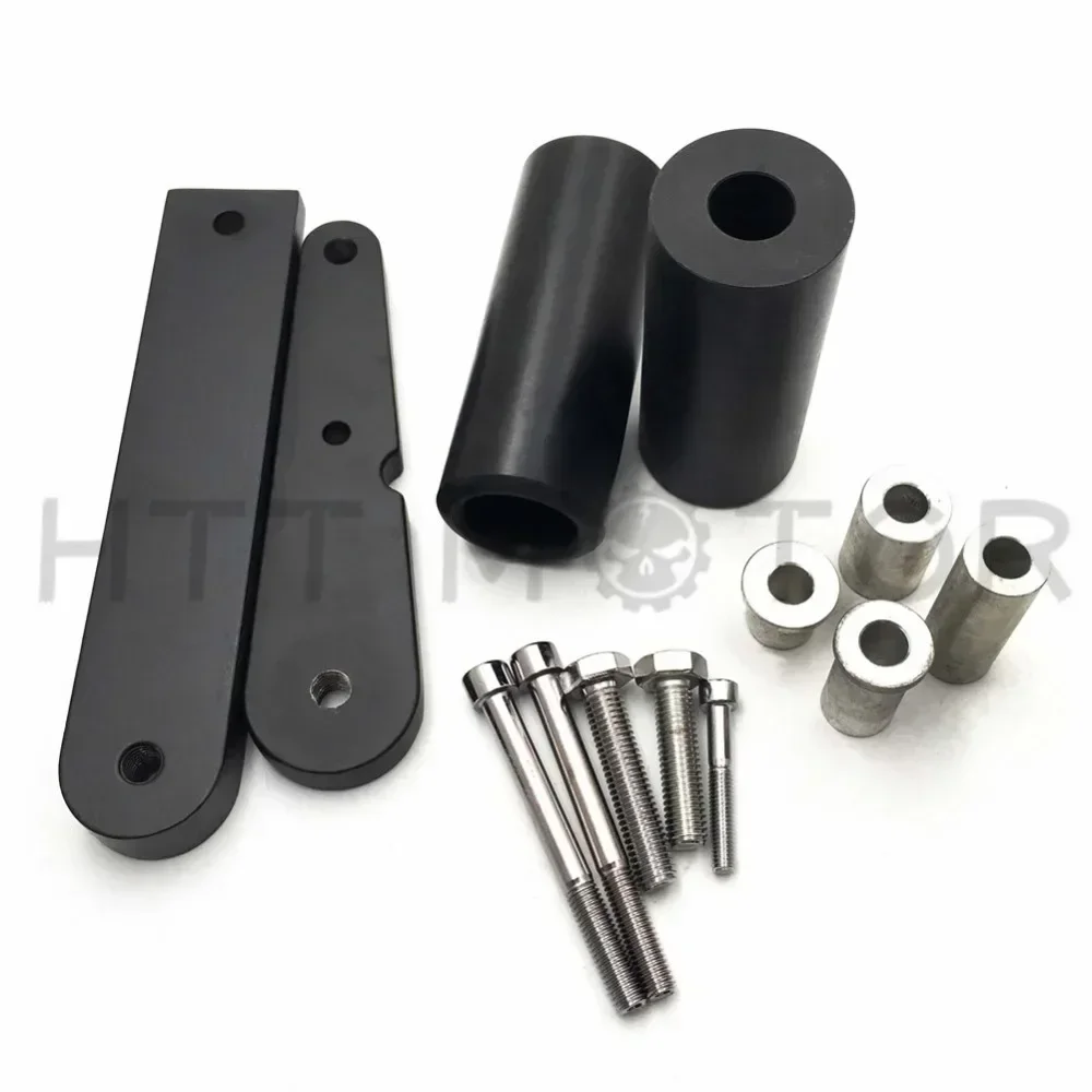 

Motorcycle Parts No Cut Frame Slider for 2009-2012 Kawasaki Ninja 650 / EX650 / 650R Black