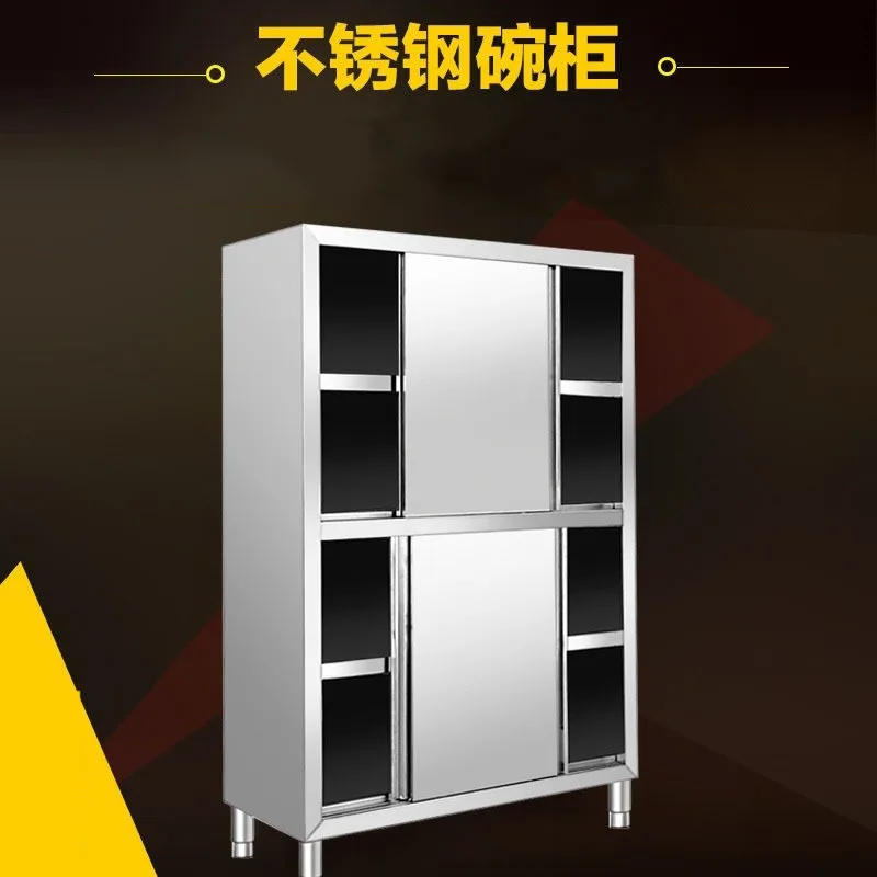 Stainless Steel Cabinets Commercial Drawer Storage Four-door Cabinets Storage Vertical Cabinets Push-pull Tableware Storage