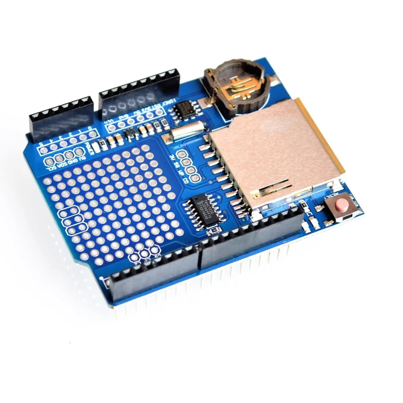 1~100Pcs XD-05 Data Logger Data Logging Shield Blue Data Acquisition Module Compatible with Arduino UNO