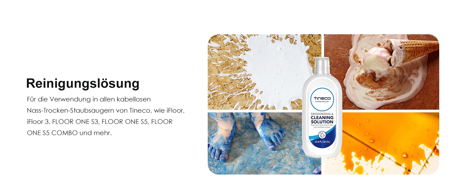 Tineco Floor ONE S7 PRO Kabelloser Nass-Trocken-Saugwischer mit LED-Display, entfernt klebrige Verschmutzungen und Tierhaare, Zentrifugaltechnologie – Detail 14