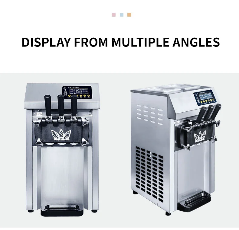Custom A126 Ice Cream Machine Portable Large Capacity
