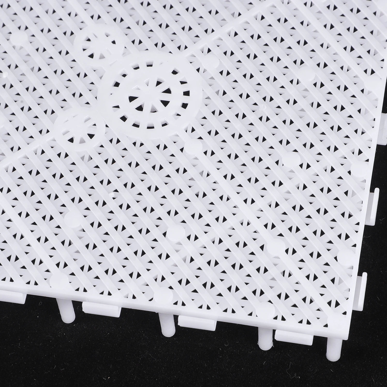 

5 White Plates 1 Tube Fish Tank Bottom Filter Aquarium Divider Grid Crate Boards Cut Off Undergravel Filter Tray Partition Net