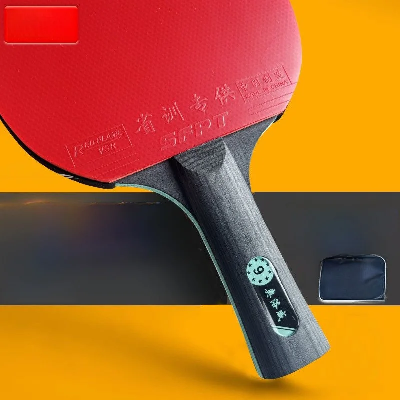 professional-grade-pong-racket-handmade-long-handle-single-racket-table-tennis-racket-for-adults-double-sided-anti-gum